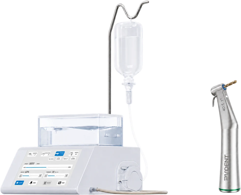 JINME ES70 console with the 40:1 implant contra angle